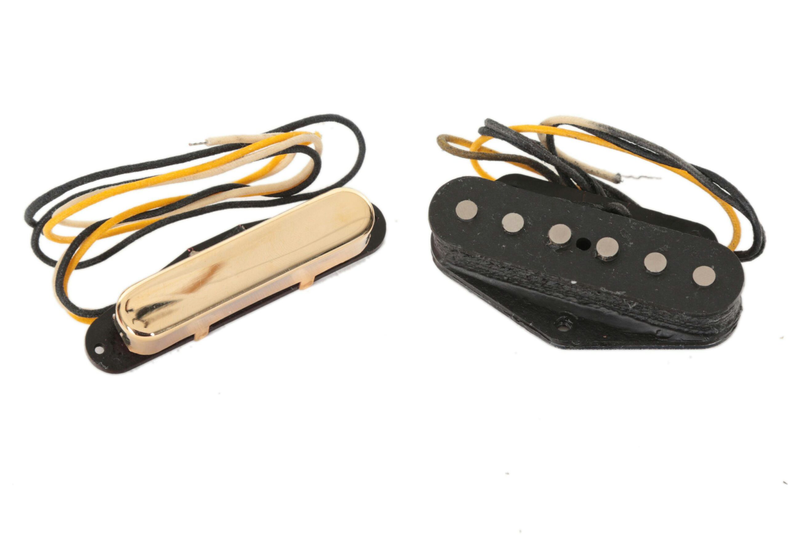 Monty's Danish Pete Honoré Signature DP51T Telecaster Pickup Set in Gold in stock