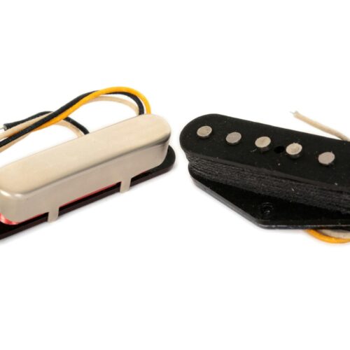 Monty's Danish Pete Honoré Signature DP51T Telecaster Pickup Set in Raw Nickel in stock