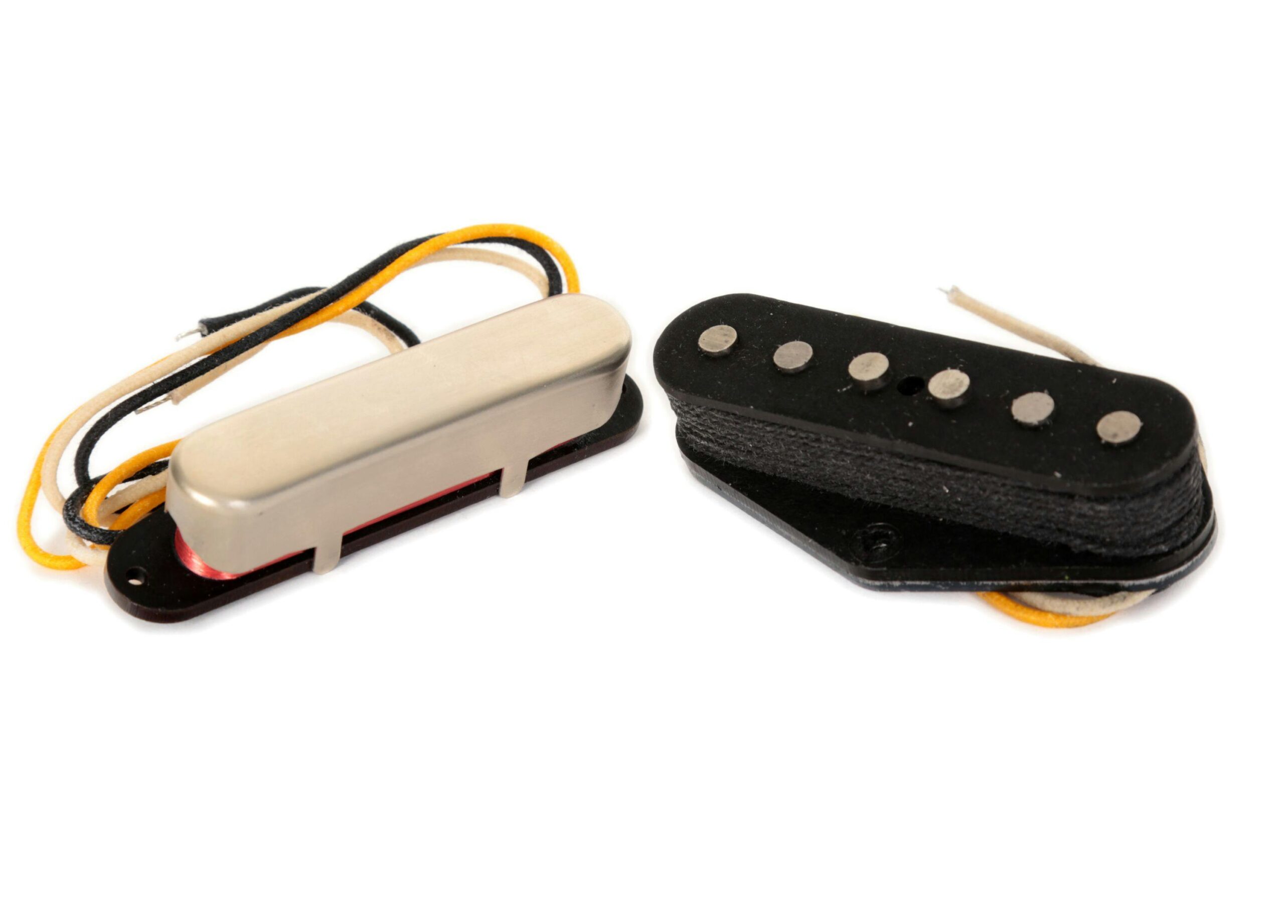 Monty's Danish Pete Honoré Signature DP51T Telecaster Pickup Set in Raw Nickel in stock