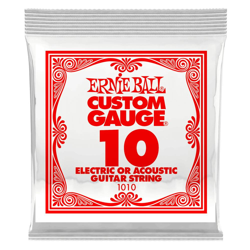 Ernie Ball Single Plain Guitar String 10 in stock