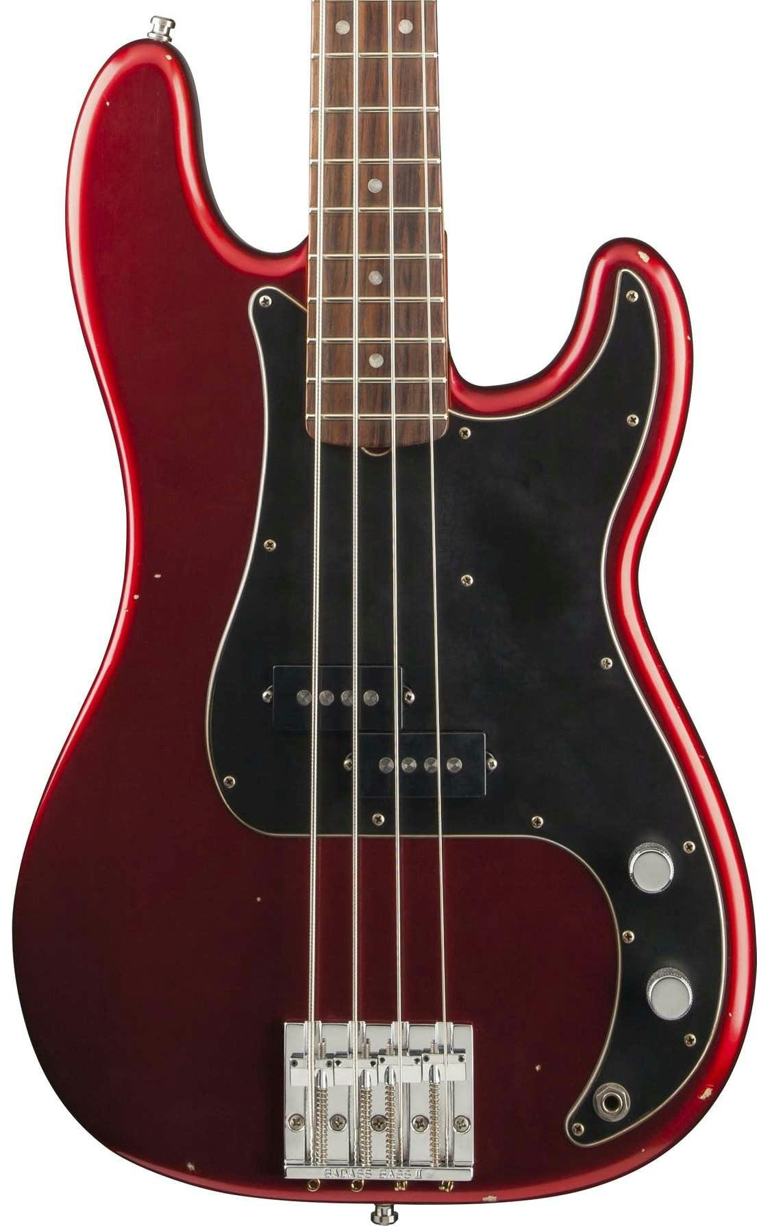 Fender Nate Mendel of the Foo Fighters Precision Bass in Candy Apple Red in stock