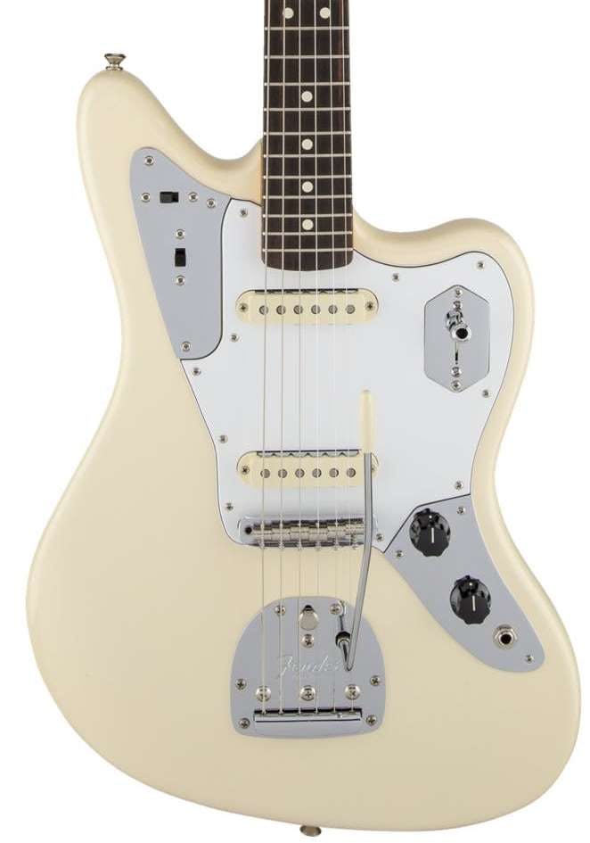Fender Johnny Marr Jaguar Rosewood Fingerboard Olympic White in stock
