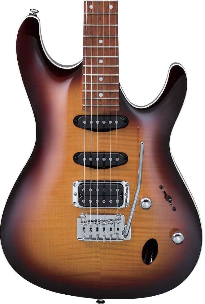 B Stock : Ibanez SA Series HSS Sync Trem Violin Sunburst 001 in stock - Image 1