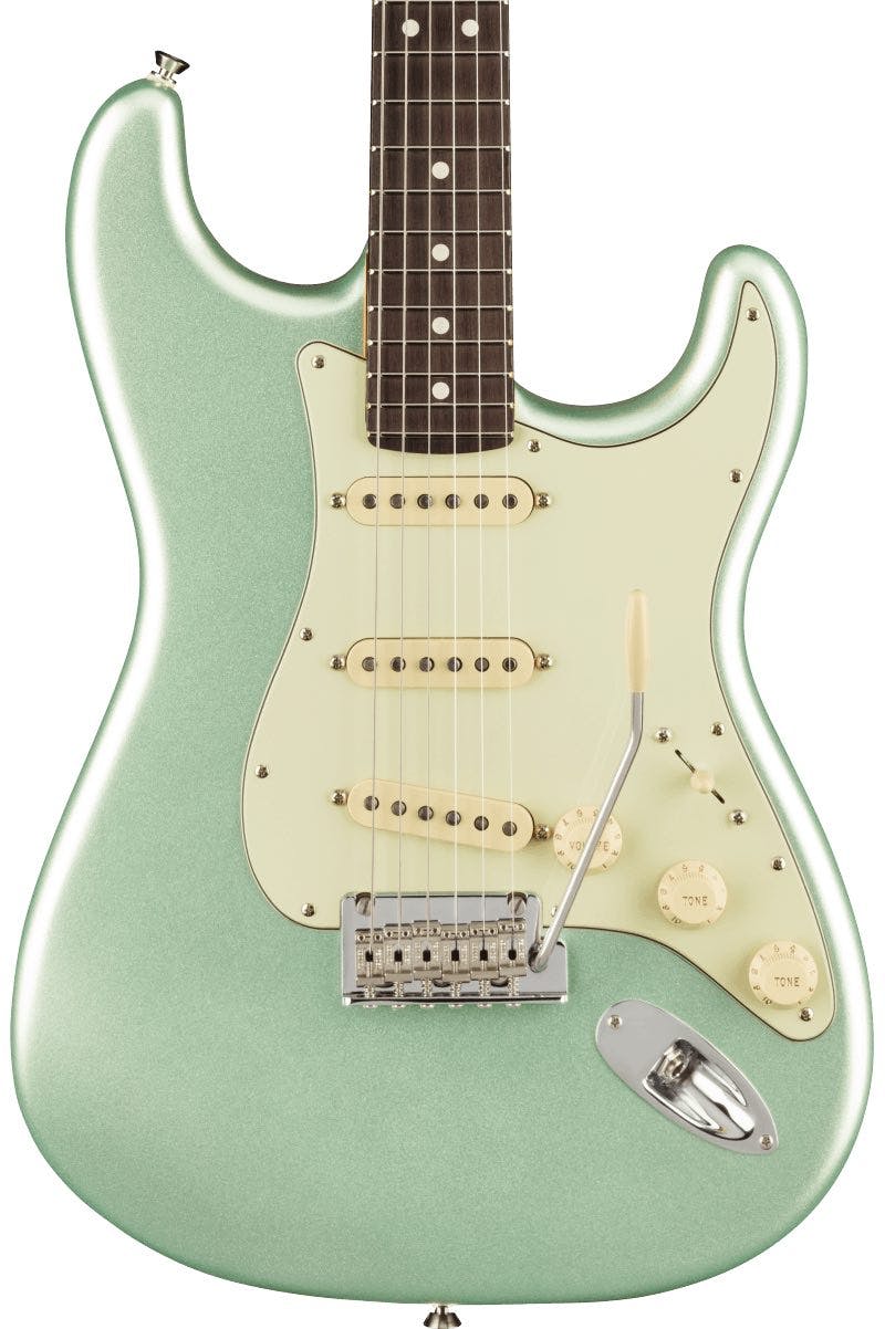 Fender American Professional II Stratocaster in Mystic Surf Green with Rosewood Fingerboard in stock