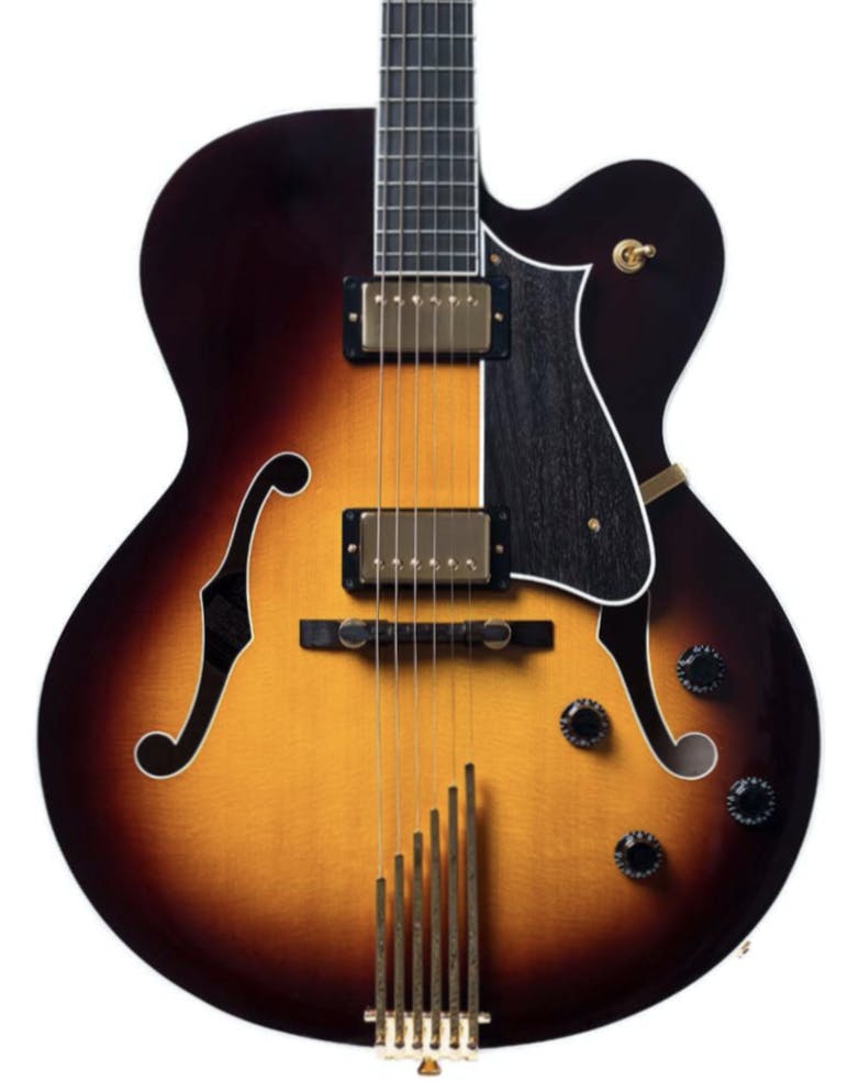 Heritage Standard Collection Eagle Classic Hollow Electric Guitar in Original Sunburst in stock