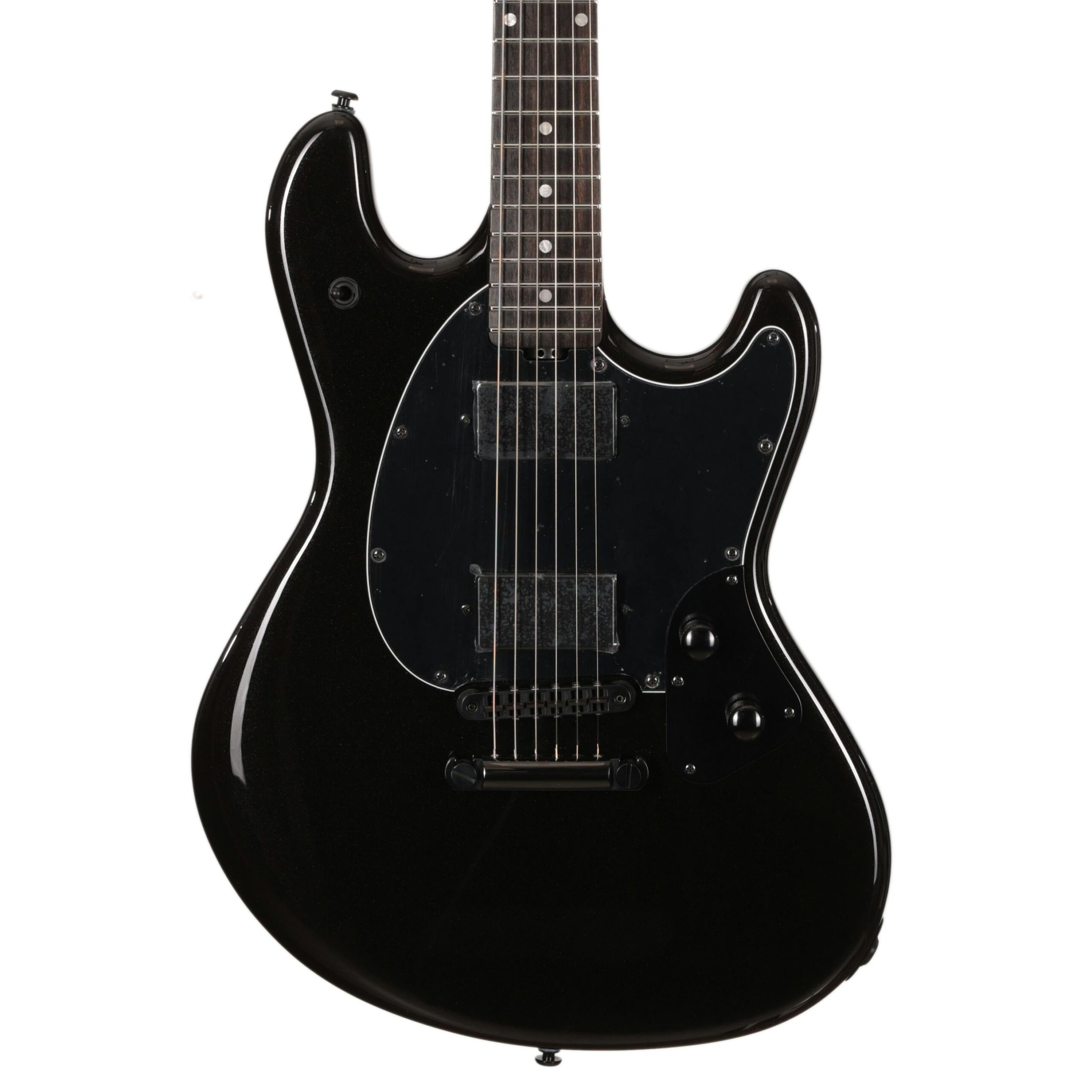 Music Man StingRay HT Electric Guitar in Midnight Rider with Figured Roasted Neck in stock