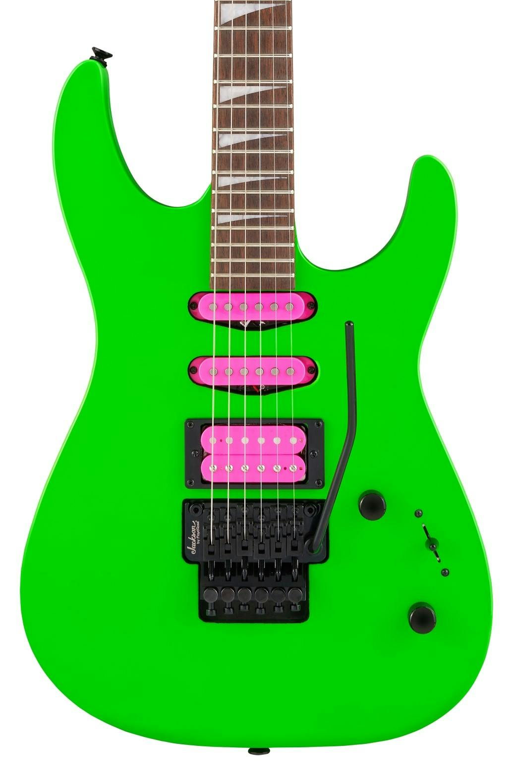 Jackson X Series Dinky DK3XR HSS in Neon Green in stock