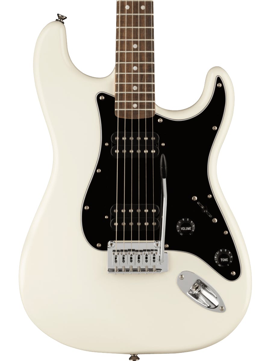 Squier Affinity Stratocaster HH Electric Guitar in Olympic White in stock