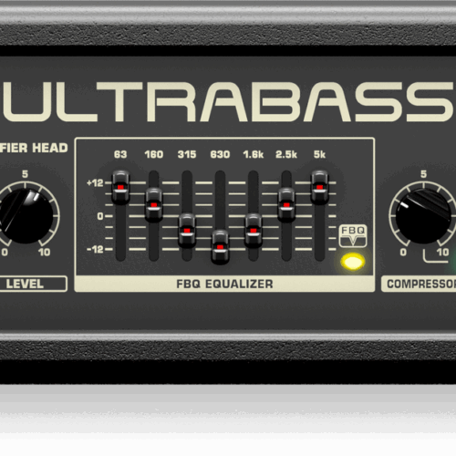 Behringer BXD3000H UltraBass Bass Head Amplifier in stock
