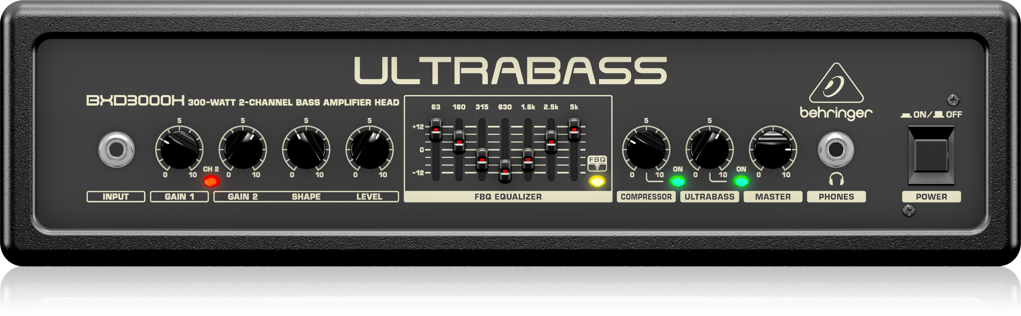 Behringer BXD3000H UltraBass Bass Head Amplifier in stock