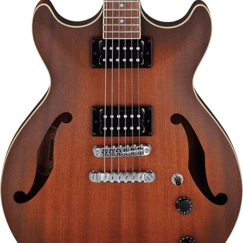 Ibanez AM53-SRF Electric Guitar In Tobacco Flat in stock