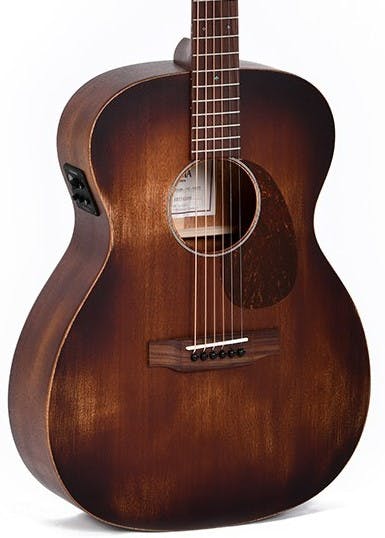 Sigma 000M-15E Aged 000 Electro Acoustic in Distressed Satin in stock