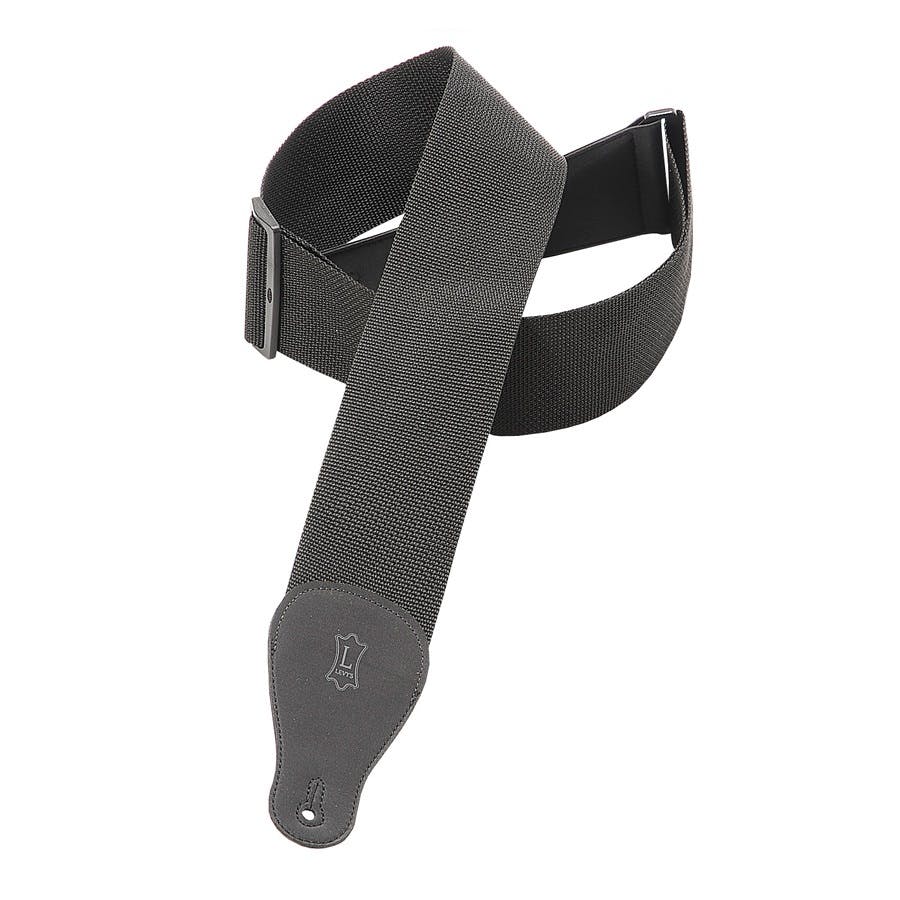 Levy M8XLBLK Strap Poly X Long Leather Ends Strap in stock