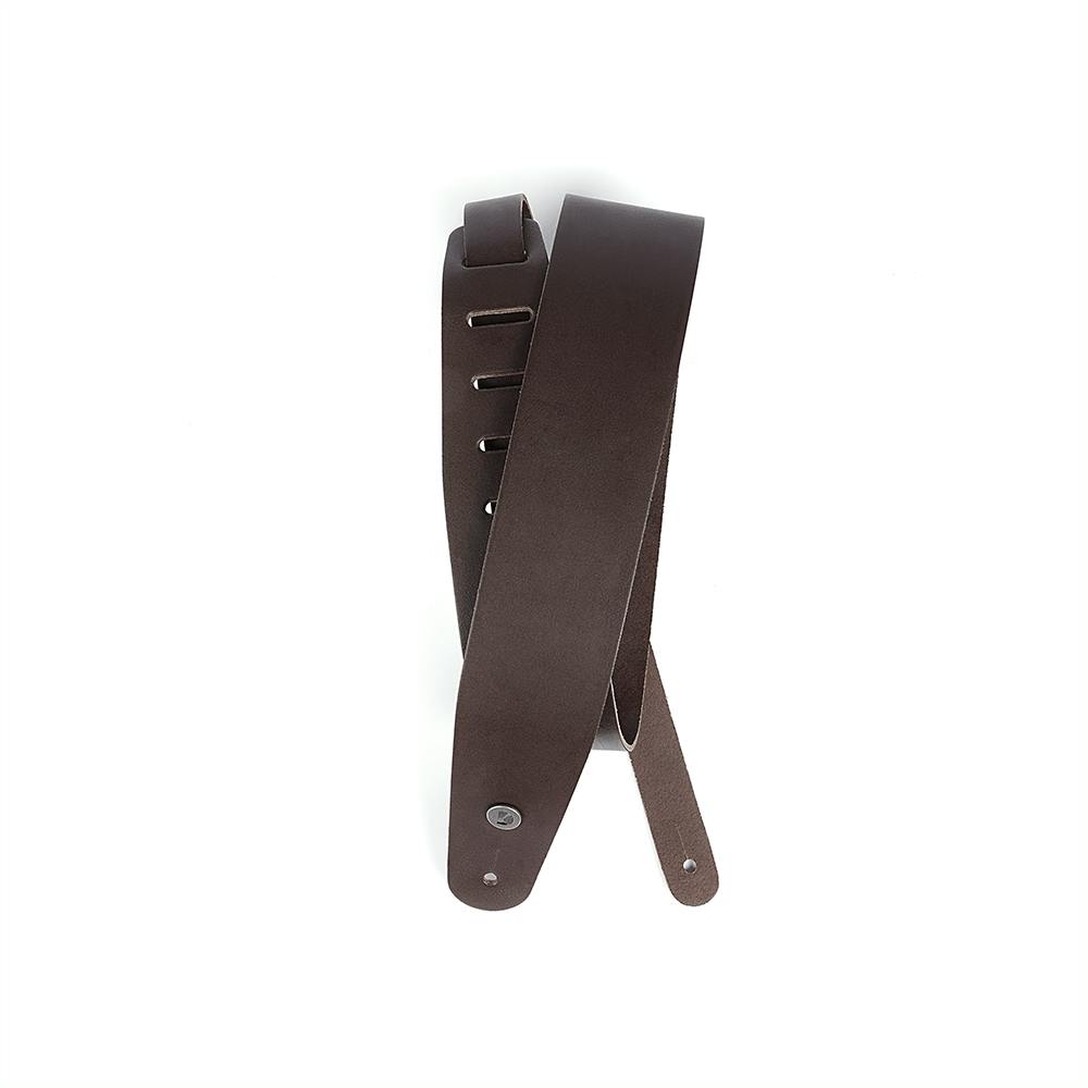 D'Addario Deluxe Leather Strap in Brown in stock