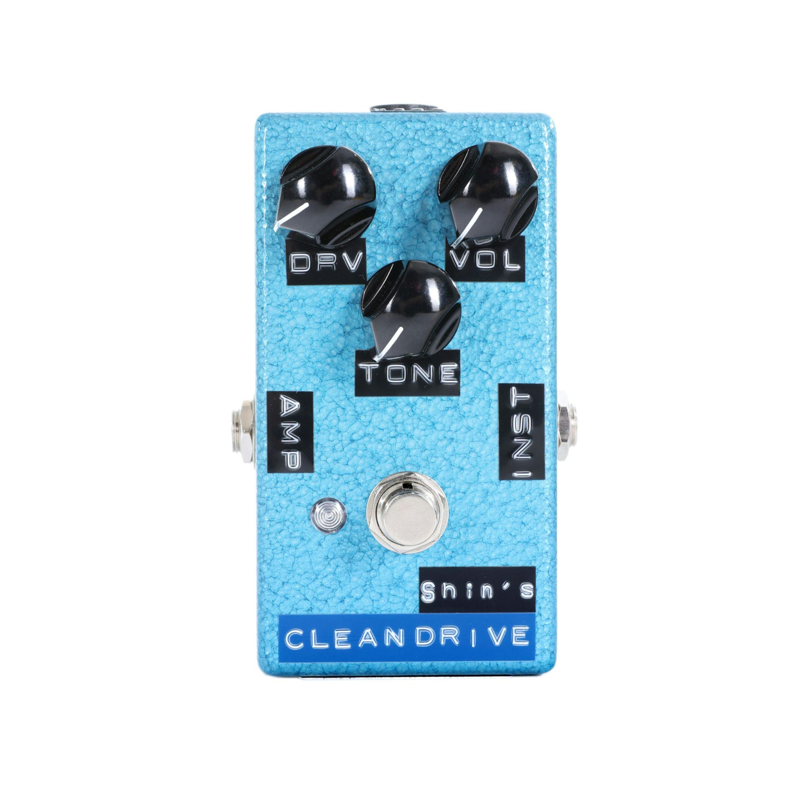Shin's Music Clean Drive Pedal in Vintage Blue out of stock