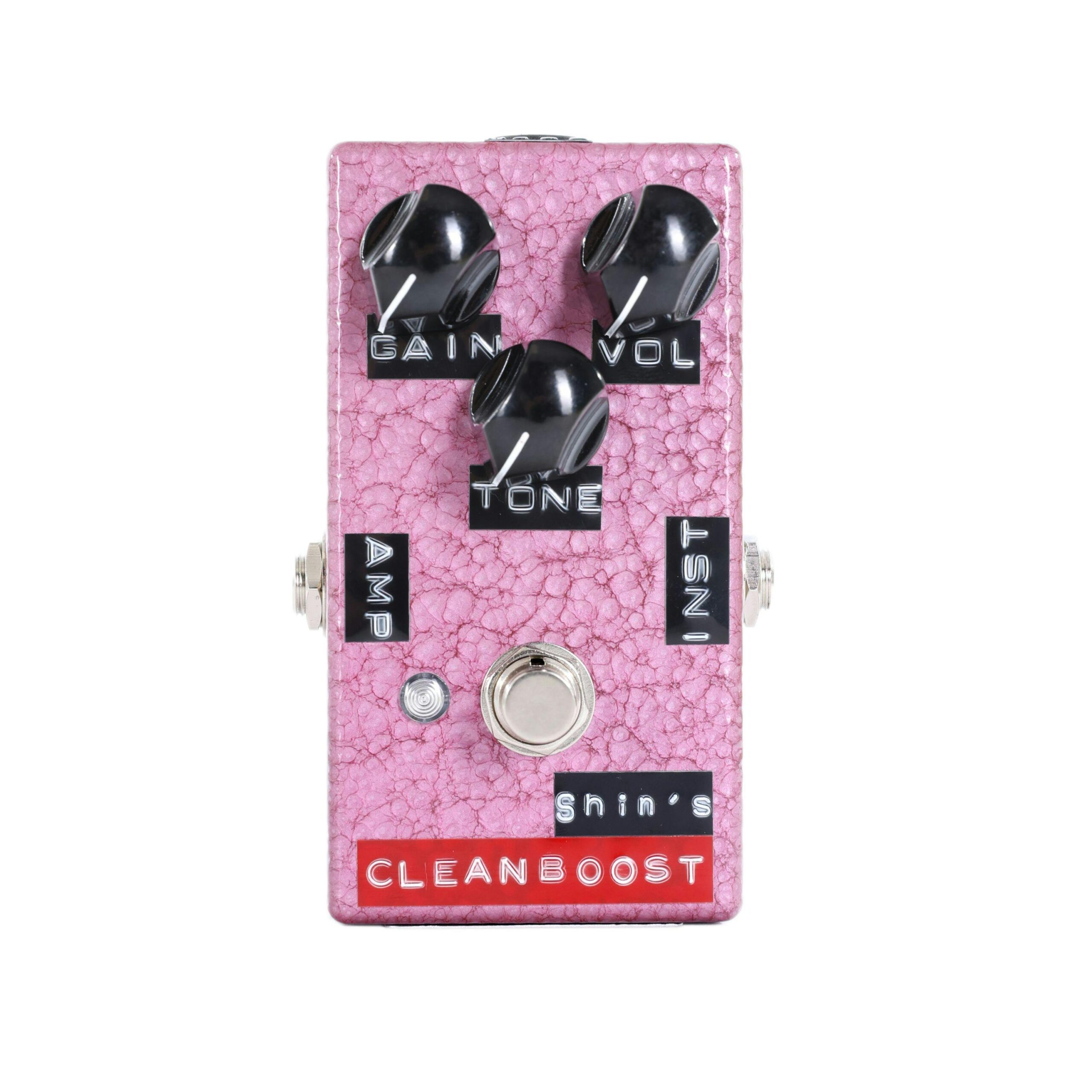 Shin's Music Clean Boost Pedal in Vintage Raspberry preorder