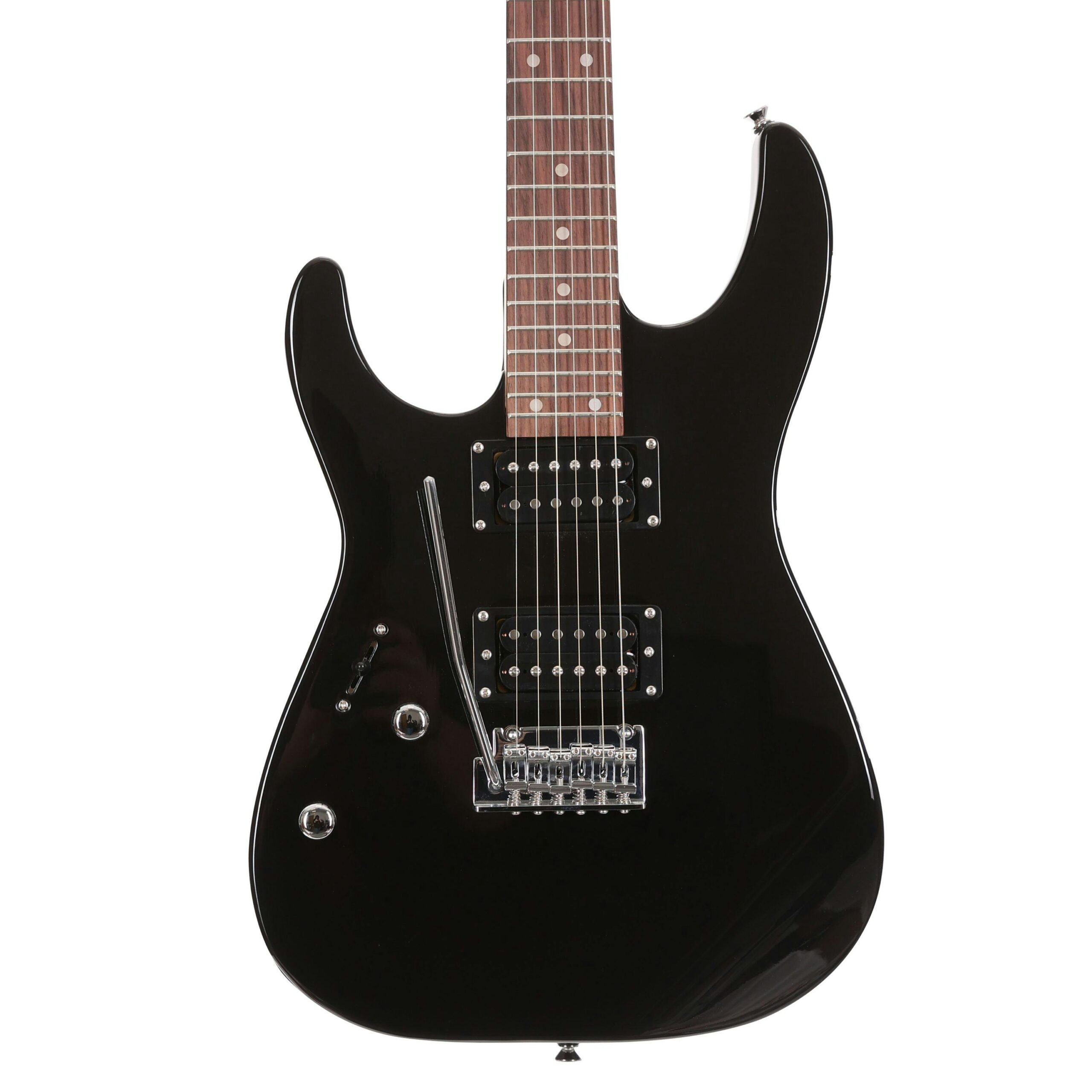 EastCoast HM1 Left Handed Electric Guitar in Black in stock