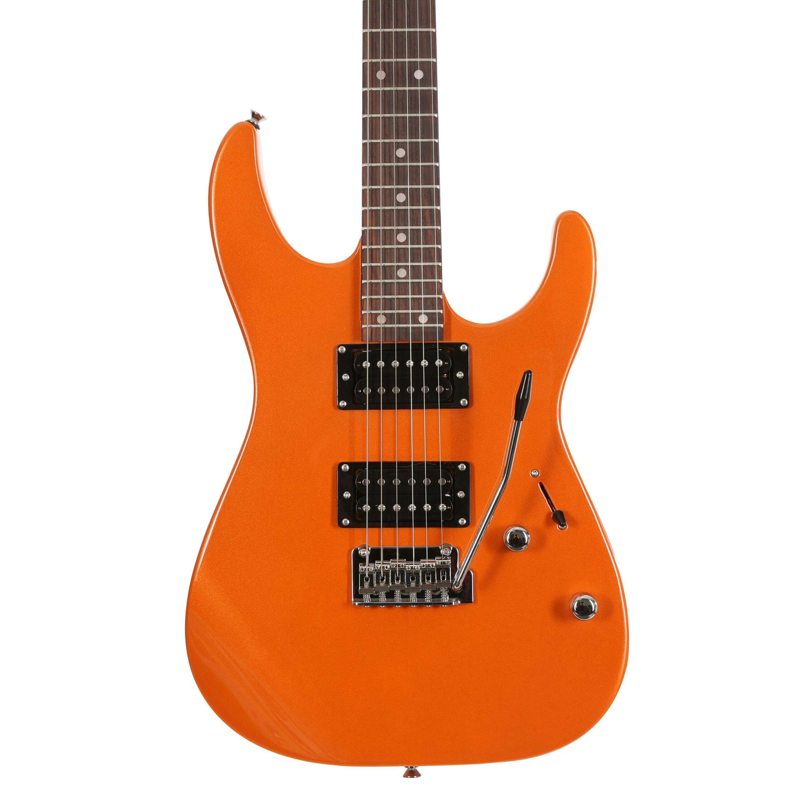 EastCoast HM1 Electric Guitar in Metallic Orange in stock