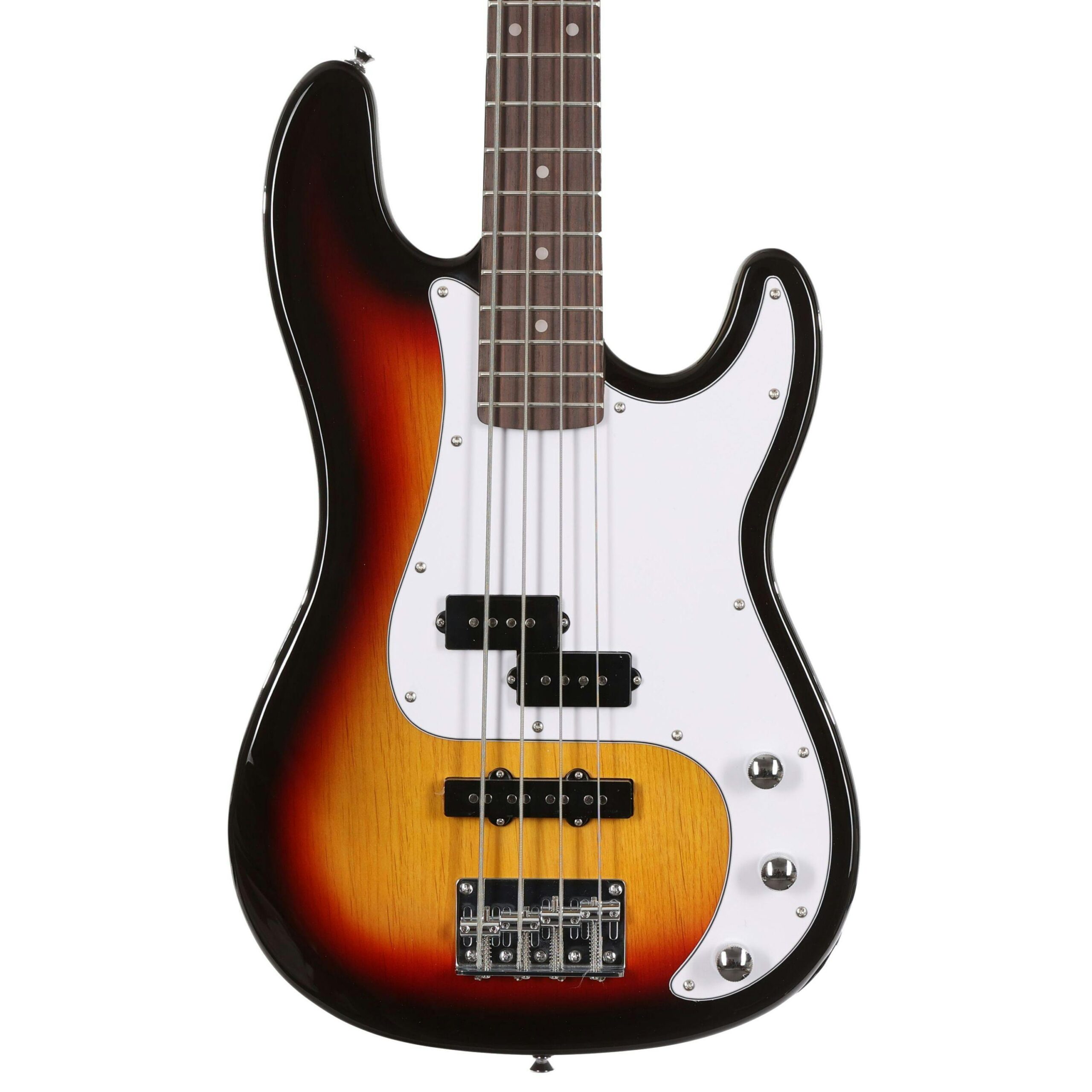 EastCoast PJ4 Electric Bass in Sunburst Rosewood Fretboard in stock