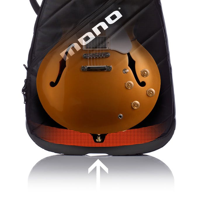 Mono M80 Vertigo Semi-Hollow Guitar Case in Black in stock