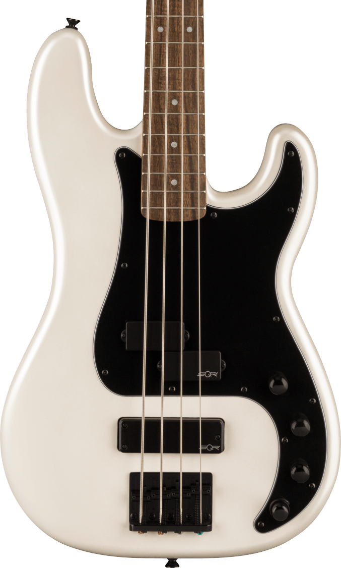 Squier Contemporary Active Precision Bass PH in Pearl White in stock