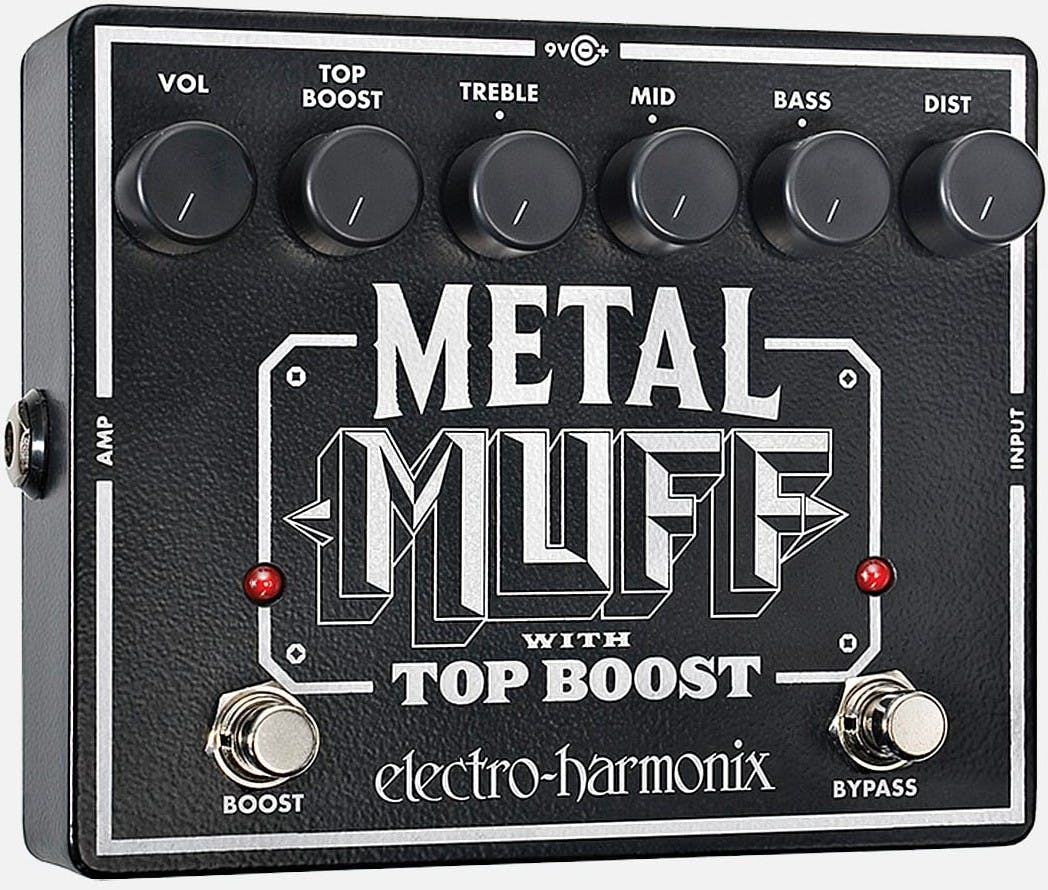 Electro Harmonix Metal Muff Distortion Top Boost Pedal out of stock