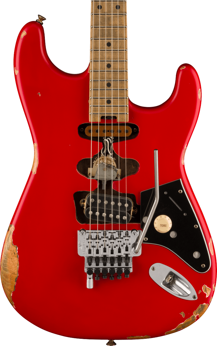 EVH Frankenstein Relic Series Electric Guitar in Red in stock