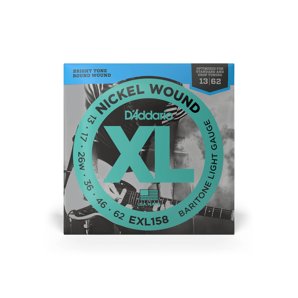 D'Addario XL 13-62 Baritone Light Nickel Wound Strings in stock