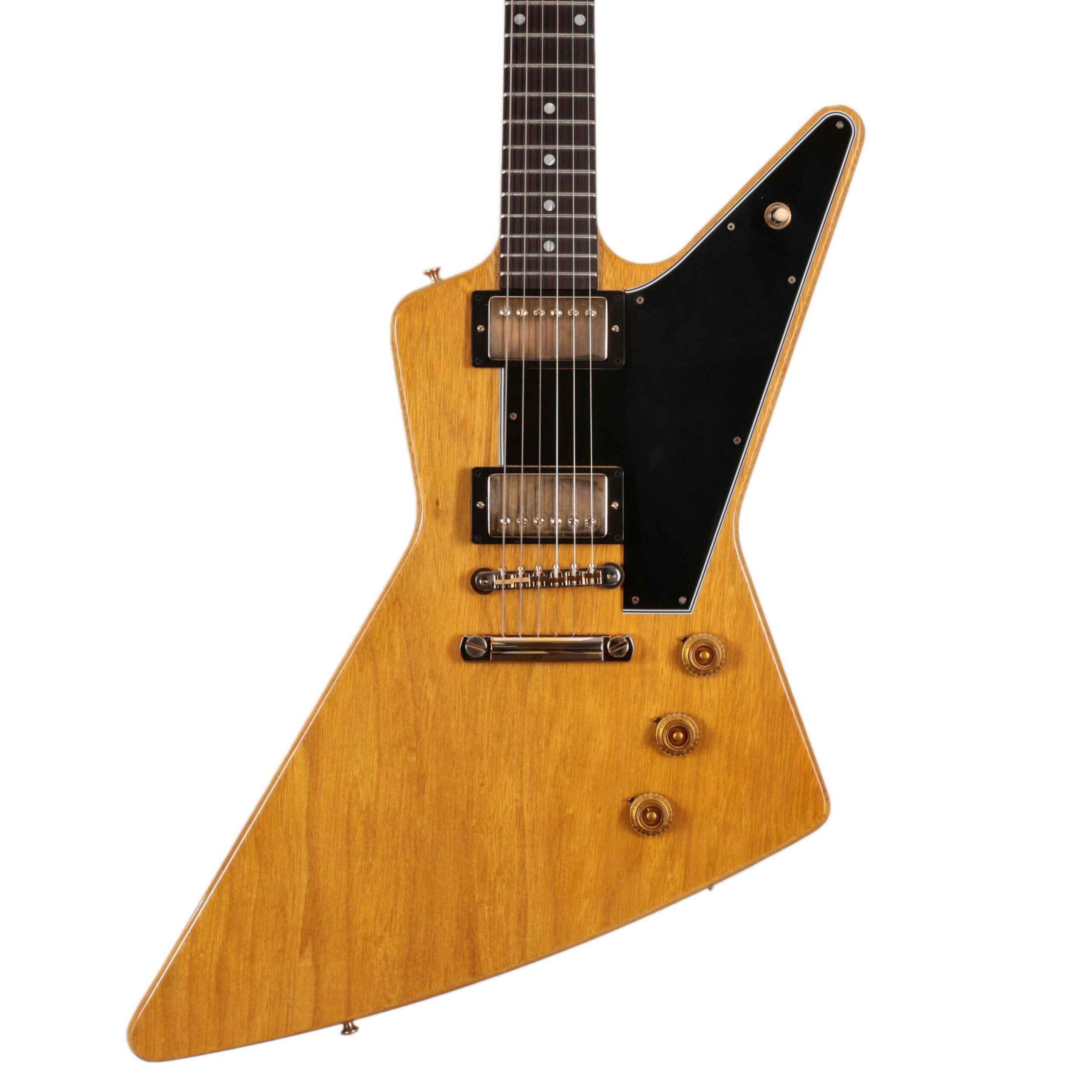 Gibson Custom Shop 1958 Korina Explorer VOS Electric Guitar in Natural in stock