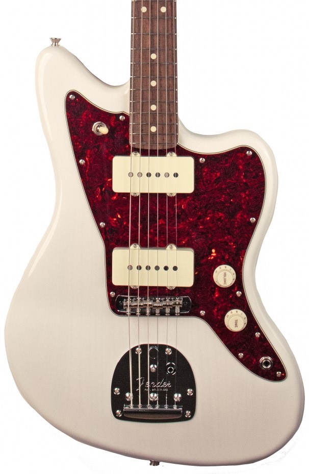 Fender Made in Japan FSR Hybrid II Jazzmaster in White Blonde in stock