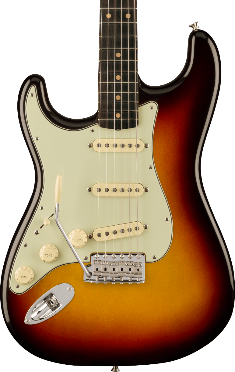 Fender American Vintage II 1961 Stratocaster Left Handed Electric Guitar in 3 Colour Sunburst in stock