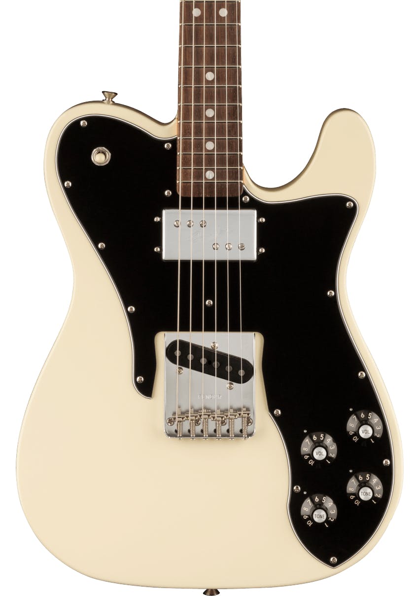 Fender American Vintage II 1977 Telecaster Custom Electric Guitar in Olympic White in stock