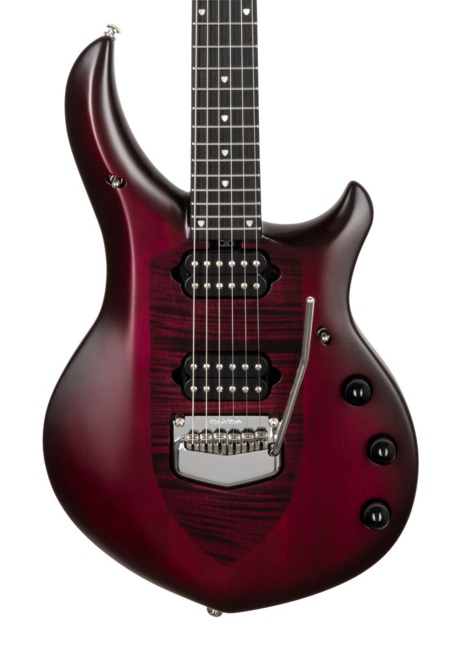 Music Man Majesty Electric Guitar in Amaranthe in stock