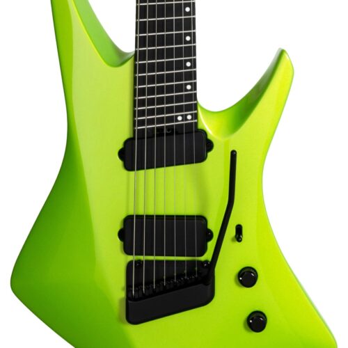 Music Man Kaizen 7-String Multi-Scale Electric Guitar in Kryptonite in stock