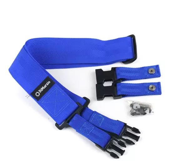 Dimarzio ClipLock 2" Nylon Strap in Blue in stock