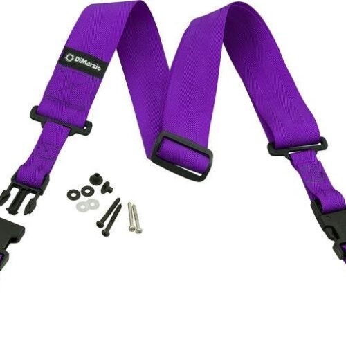 Dimarzio ClipLock 2" Nylon Strap in Purple in stock