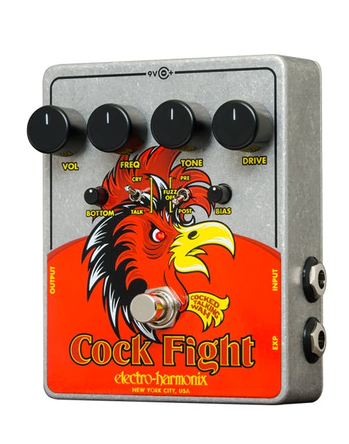 Electro Harmonix Cock Fight Cocked Talking Wah Pedal in stock