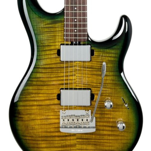 Music Man L4 HT HH Steve Lukather Signature Electric Guitar in Gator Burst in stock