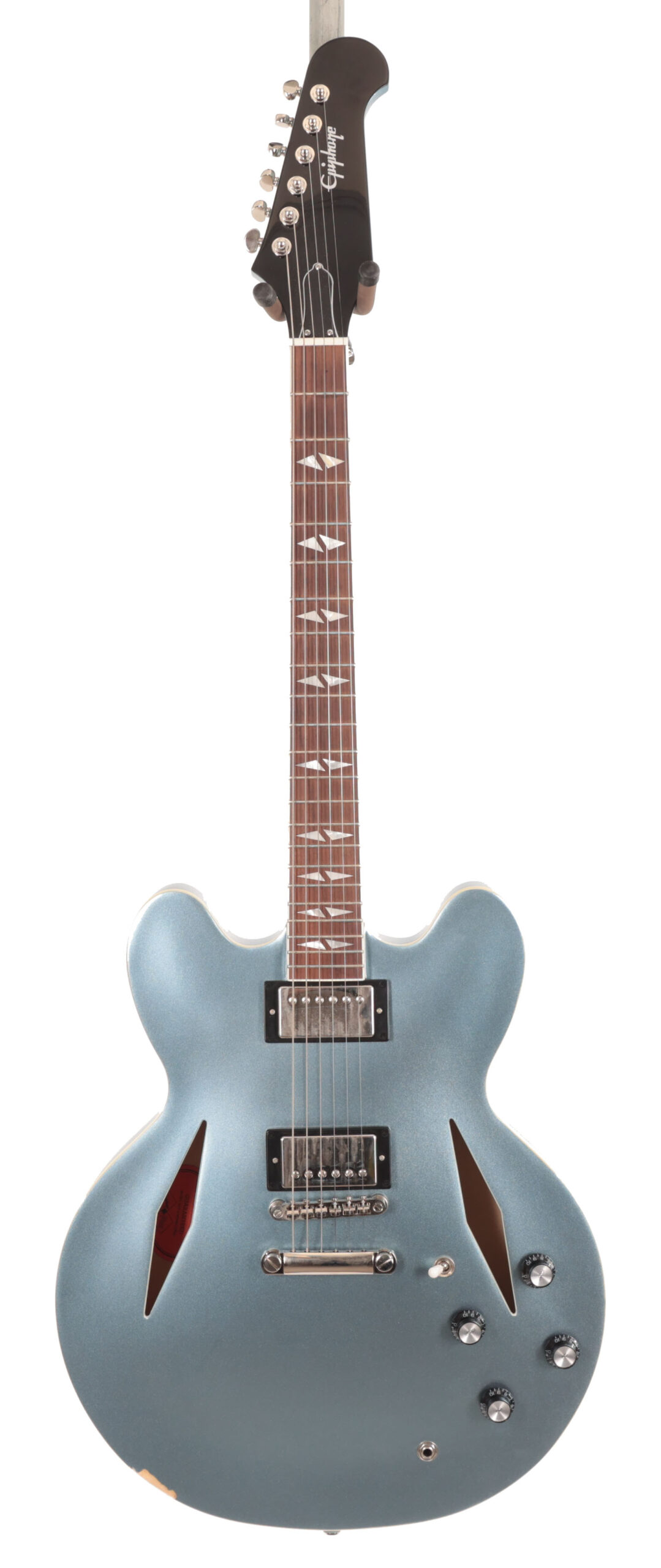 B Stock : Epiphone Signature Dave Grohl DG-335 Electric Guitar in Pelham Blue 0004 in stock - Image 1