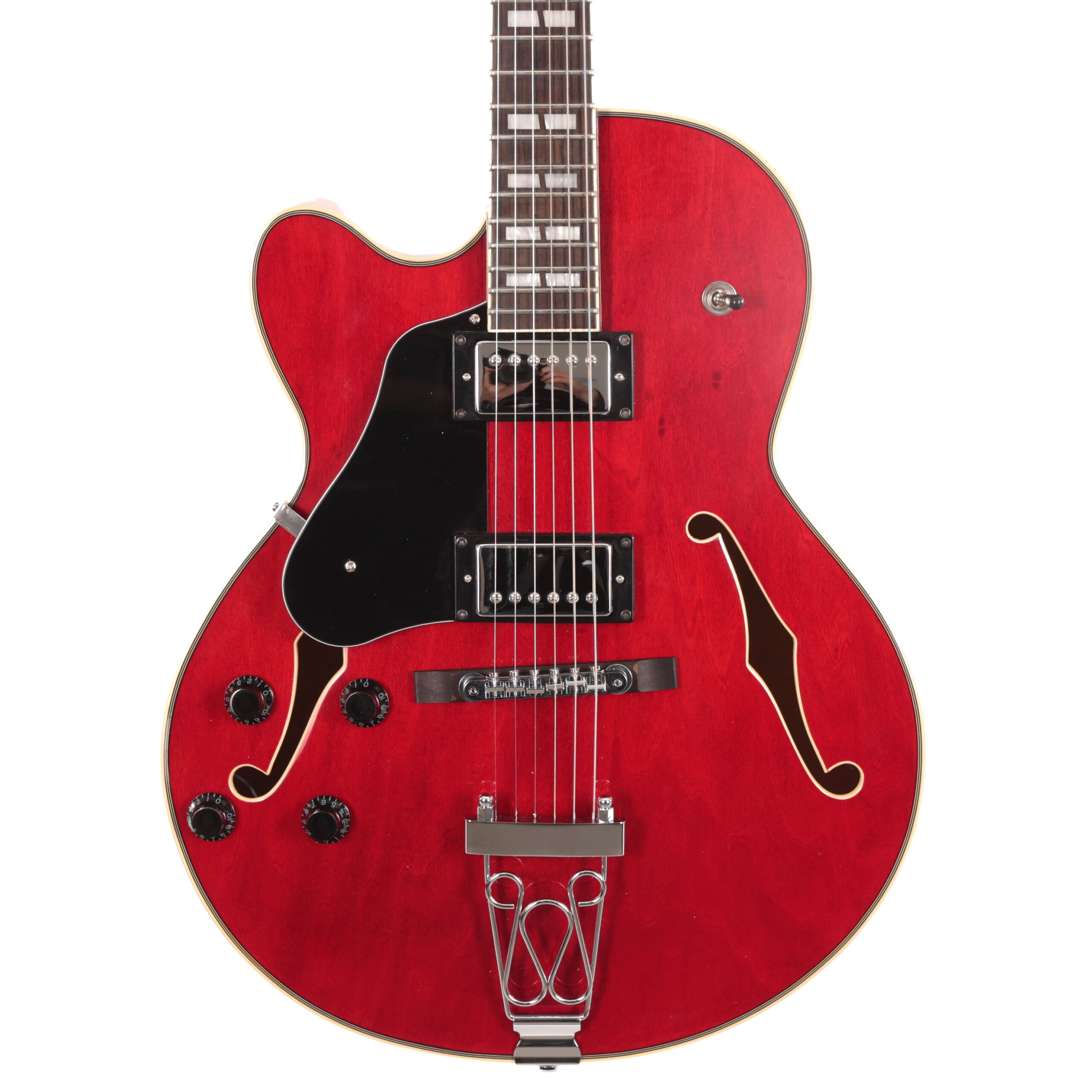B Stock : Sire Larry Carlton H7F Left Handed Electric Guitar in See Through Red 001 in stock