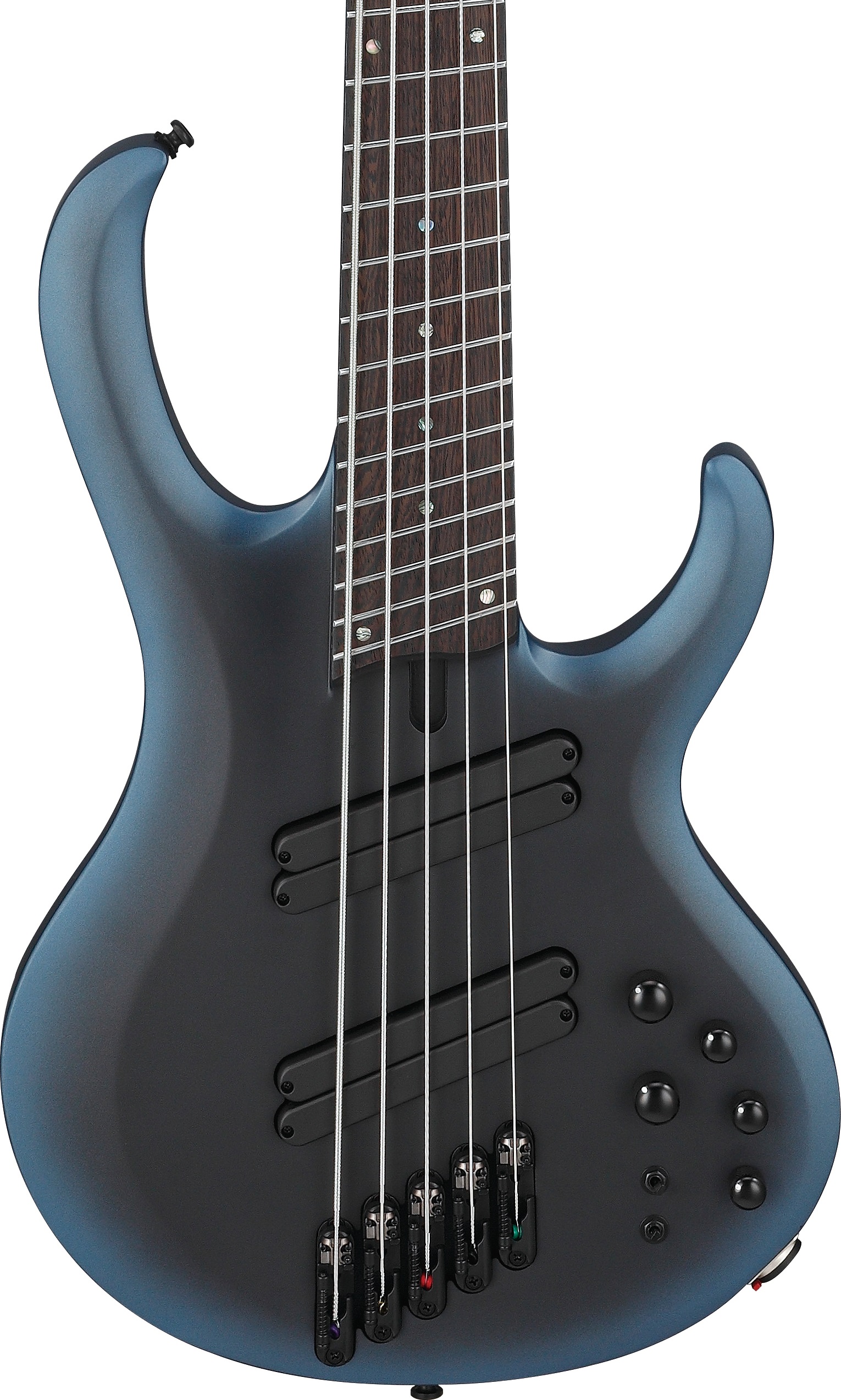 Ibanez BTB605MS-MAM BTB Series 5-String Bass Guitar in Midnight Arctic Ocean Matte in stock