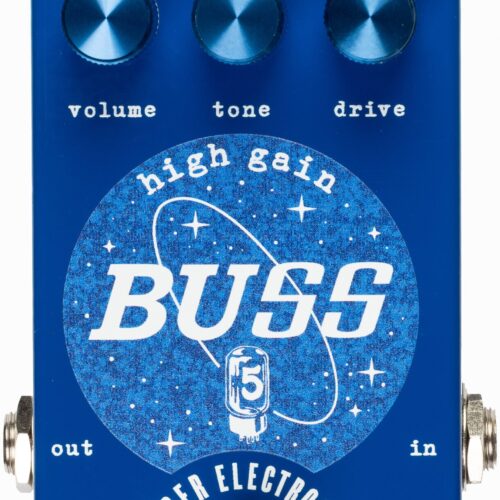 Barber Electronics Five Watt World BUSS High-Gain Drive Pedal in Blue preorder