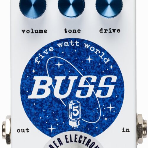 Barber Electronics Five Watt World BUSS Drive Pedal in White in stock