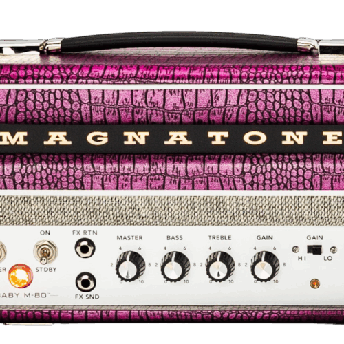 Magnatone Billy Gibbons Signature Baby M-80 Head in Chrome Grape in stock
