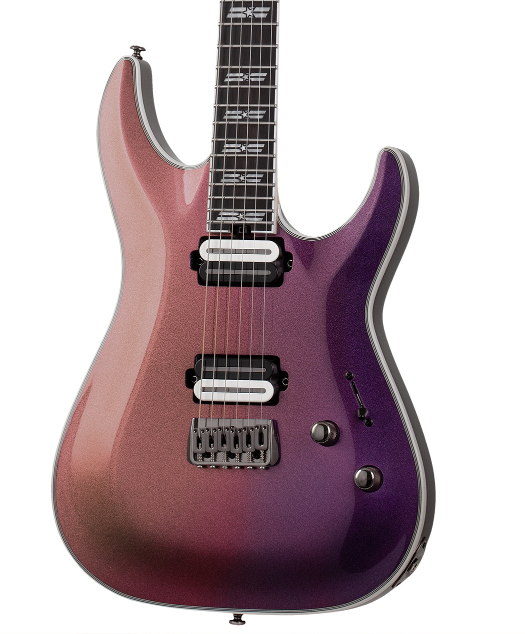 Schecter C-1 SLS Hollywood Electric Guitar in Supernova in stock