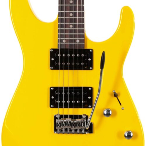 EastCoast HM1 Electric Guitar in Ferrari Yellow in stock