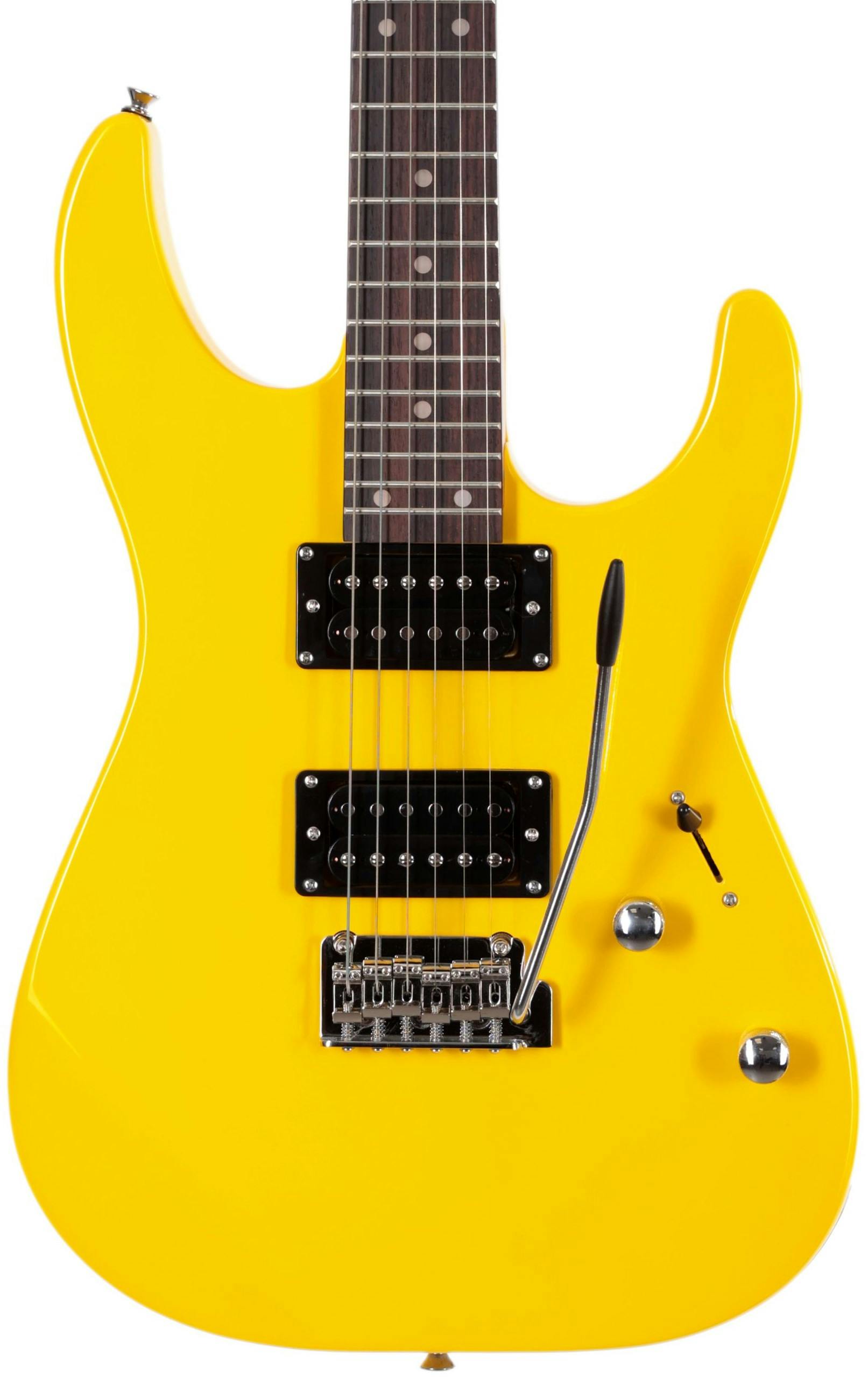 EastCoast HM1 Electric Guitar in Ferrari Yellow in stock - Image 1