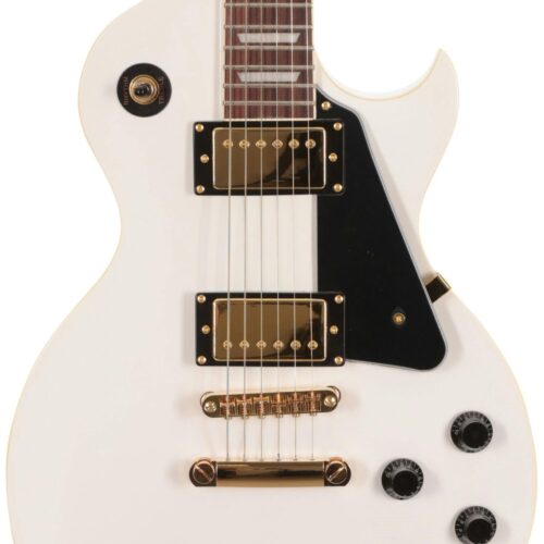 EastCoast L1 Electric Guitar in White Rosewood Fretboard and Gold Hardware in stock