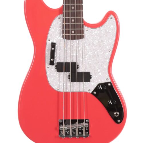Eastcoast MSB Short Scale Bass In Fiesta Red With Rosewood Fretboard in stock