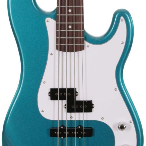 EastCoast PJ4 Electric Bass in Lake Placid Blue in stock